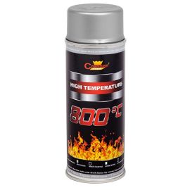Fireproof spray Champion High Temperature RAL 9006 400 ml aluminum