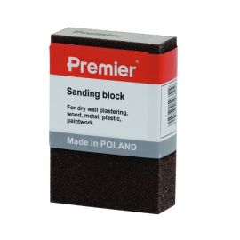 Sanding block on a sponge Premier P80 rectangular