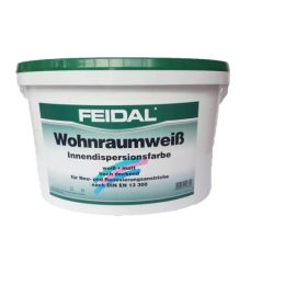 Дисперсионная краска для внутренних работ Feidal Wohnraumweib 10 л