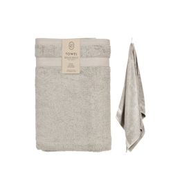 Towel Koopman 70x140cm light gray