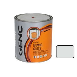 Paint for wood and metal Genc Synthetic glossy paint Silver 7400 silver 2,5 l