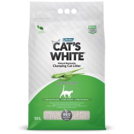 Песок кошачий с ароматом алое вера Cat's White 10л W225