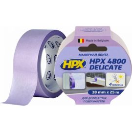 Лента малярная для деликатных поверхностей HPX 4800 SR3825 38 мм 25 м фиолетовая