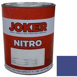 Краска нитроцеллюлозная Joker синяя глянцевая 2.5 кг