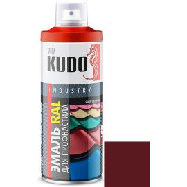 Enamel for metal roof tiles Kudo KU-03005R 520 ml wine red