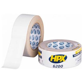 Reinforced tape HPX 6200 CW5025 50 mm 25 m white