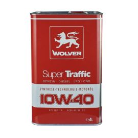 ზეთი ძრავის Wolver Super Traffic SAE 10W-40 4 ლ