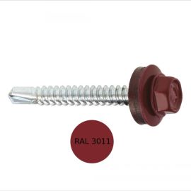 Self-tapping screw Wkret-met for roofing WF-48035-RAL 3011 250 pcs