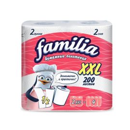 ქაღალდი სამზარეულოს Familia 2-ფენა XXL 2X12