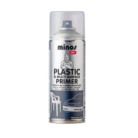 გრუნტი-სპრეი პლასტმასის ზედაპირებისათვის Evochem Minos Plastic & Multi Surface Primer 400 მლ