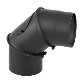 Adjustable elbow for the chimney with revision Darco 90° D-120