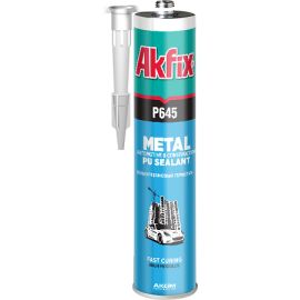 Полиуретановый герметик автомобильный строительный Akfix P645 AA102 310 мл белый