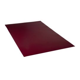 Flat metal sheet flat 0.35x1000x2000 mm 2 m² burgundy
