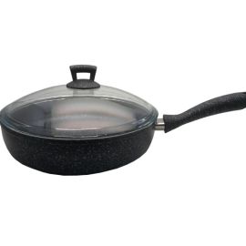 Frying pan granite black Hascevher Papatya 25480 cm