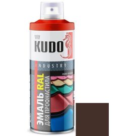 Enamel for metal roof tiles Kudo KU-08017R 520 ml chocolate brown