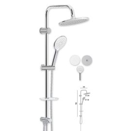 Shower system Valtemo Deluxe Mat Chrome VS-2527