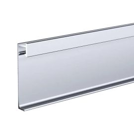 Skirting board from aluminum Profil Center LED Best Deal 5/80 2500x80x12 mm silver