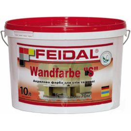 Paint for ceilings and walls Feidal Wandfarbe S Weib 10 l
