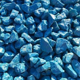 Декоративный крашеный камень голубой GeoColor Decor 8 кг