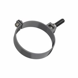 Pipe clamp universal Technonicol L140 125/82 PVC gray