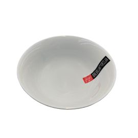 Deep plate ceramic BONE BRILLIANT PD372 21009
