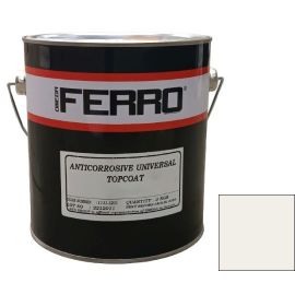 Краска антикоррозионная для металла Ferro 3:1 глянцевая белая 3 кг