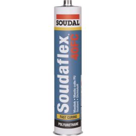 Glue-sealant polyurethane Soudal Soudaflex 40 FC 290 ml black
