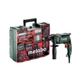 Impact drill with accessories Metabo SBE 650 650W