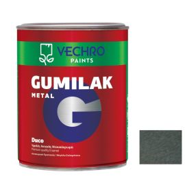 Краска маслянная для металла Vechro Gumilak metal No 652 темно серый глянцевый 750 мл