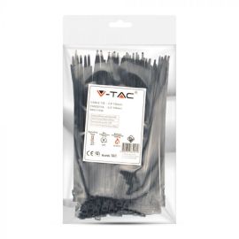 Cable tie V-TAC 3.5 150mm 100pcs black 11166
