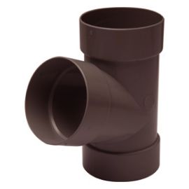 Tee pipe RainWay 75 mm 67° brown