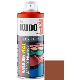 Эмаль для металлочерепицы Kudo KU-08004R 520 мл коричневая медь