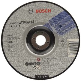 Шлифовальный диск выпуклый по металлу Bosch Expert for Metal 180x6x22.23 мм
