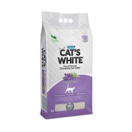 Песок кошачий с ароматом лаванды  Cat's White 5л W225