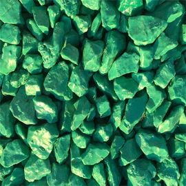 Декоративный крашеный камень зеленый GeoColor Decor 8 кг