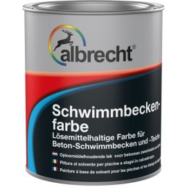 საღებავი აუზის Albrecht Schwimmbeckenfarbe ოკეანის ლურჯი 0119 2,5 ლ