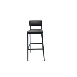 Bar stool trumpet square with backrest