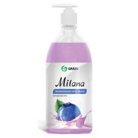Liquid cream-soap Grass "Milana" Blueberry in yogurt 1000 ml