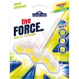 Toilet block for toilet General fresh Five force lemon 50 g