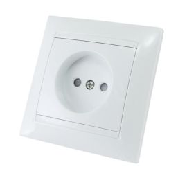 Power socket with curtains TDM Lama SQ1815-0010 1 sectional white