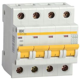 Circuit breaker IEK ВА47-29M 4P C25