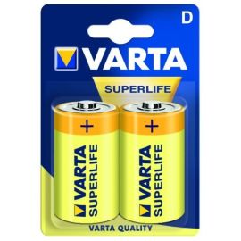 Батареика солевая VARTA Superlife D 1.5V 2 шт