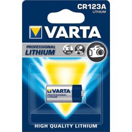ელემენტი ლითიუმის VARTA CR123A 3V 1 ც
