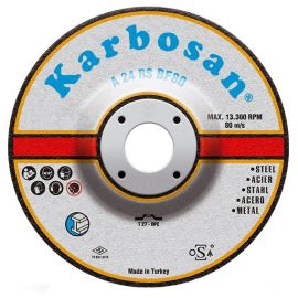 Шлифовальный диск для металла Karbosan 910570 180x6.4x22.23 мм