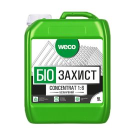 Antiseptic concentrate for wood Weco 1:6 colourless 5 l
