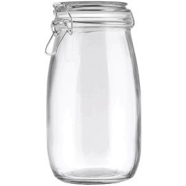 Glass jar with clip 6509 1500 ml