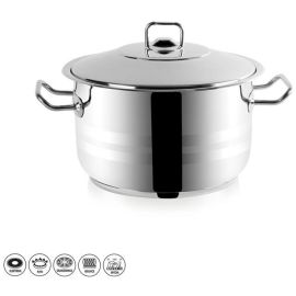 Pan with lid Hascevher Gastro 19608 28x18 cm 10.5 l