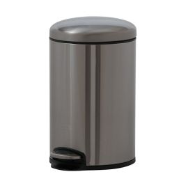 Trash bin with pedal metallic EKO EK9213P-20L-TG / 17831 20l