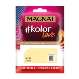 საღებავი-ტესტი ინტერიერის Magnat Kolor Love 25 მლ KL12 ყვითელი