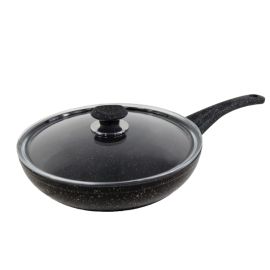 Frying pan with lid OMS GRANIT 25124 22x5 cm 1.6 l